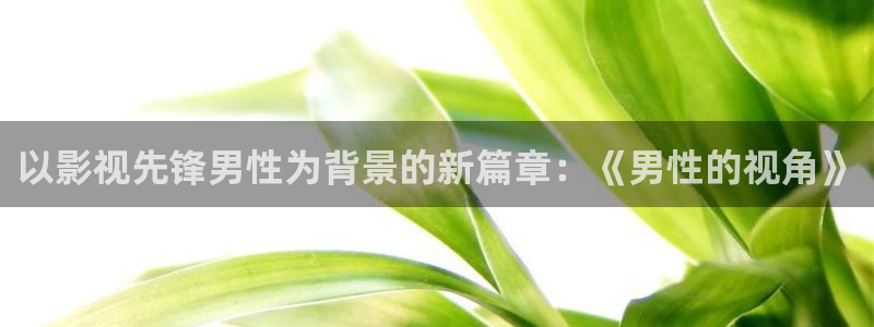 大海影视tv版：以影视先锋男性为背景的新篇章：《男性的视角》